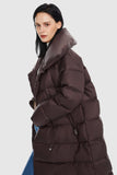 Oversized Collar Down Puffer Jacket