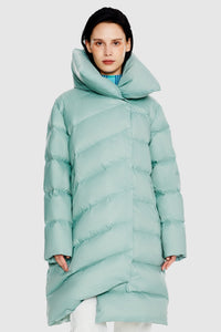 Oversized Collar Down Puffer Jacket