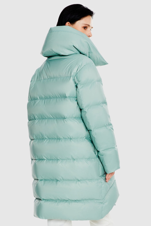 Oversized Collar Down Puffer Jacket