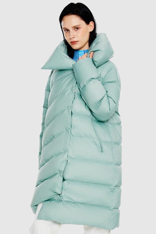 Oversized Collar Down Puffer Jacket