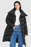 Oversized Collar Down Puffer Jacket