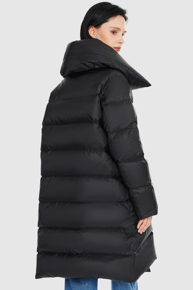 Oversized Collar Down Puffer Jacket
