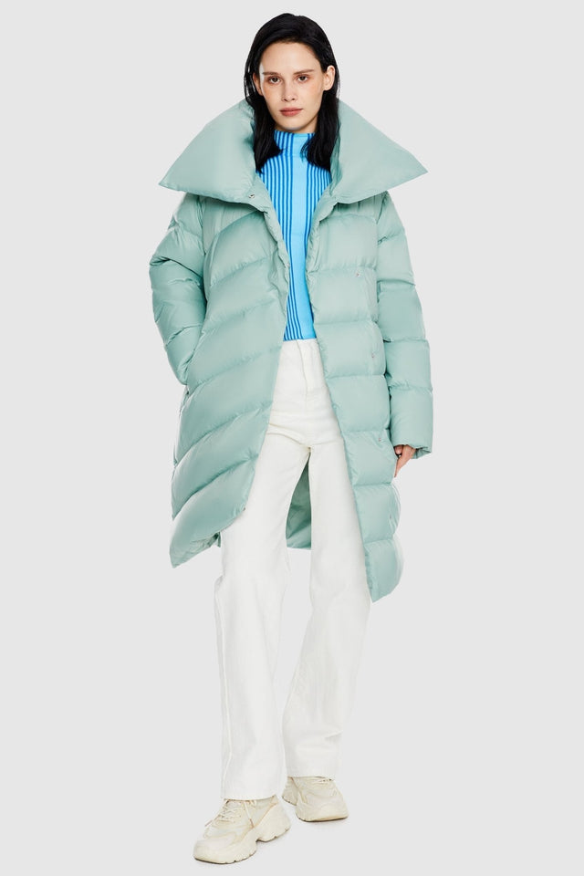 Oversized Collar Down Puffer Jacket