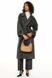 Oversized Wool Wrap Coat