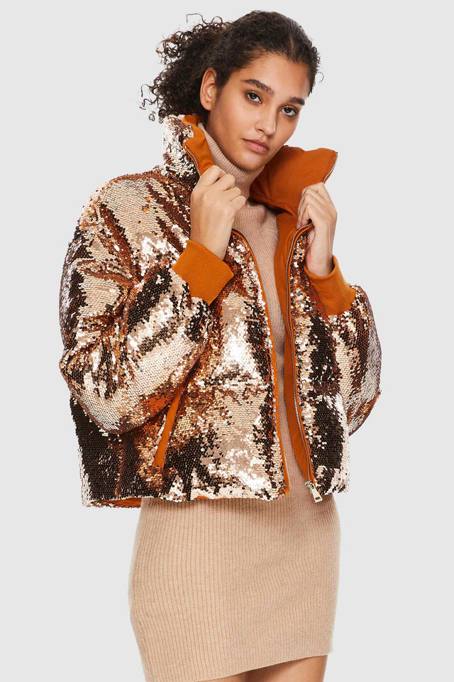 Puff-O® O-Lab Disco Sequin Down Jacket