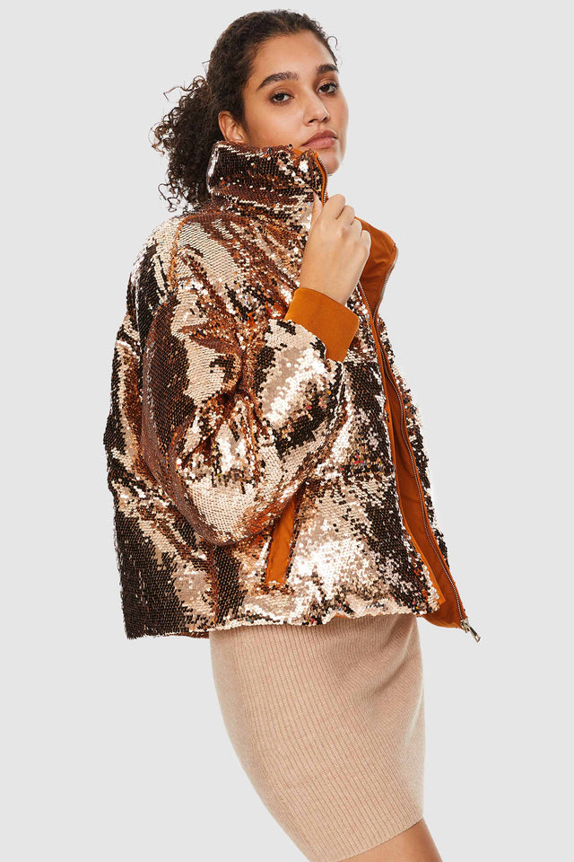 Puff-O® O-Lab Disco Sequin Down Jacket