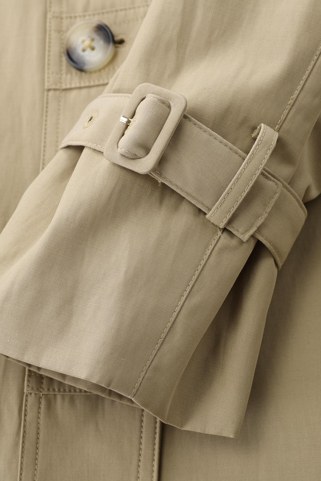 Single-Breasted Belted Hudson Trench