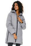Two-Way Zipper Hooded Down Puffer Jacket