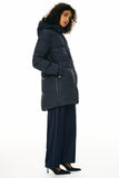 Two-Way Zipper Hooded Down Puffer Jacket