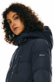 Two-Way Zipper Hooded Down Puffer Jacket
