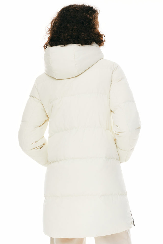 Two-Way Zipper Hooded Down Puffer Jacket