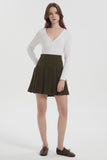 High Waisted Skirts A Line Pleated Skirt