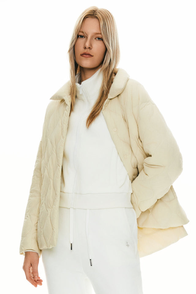 Oversized Down Puffer Jacket Lightweight Quilted