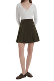 High Waisted Skirts A Line Pleated Skirt
