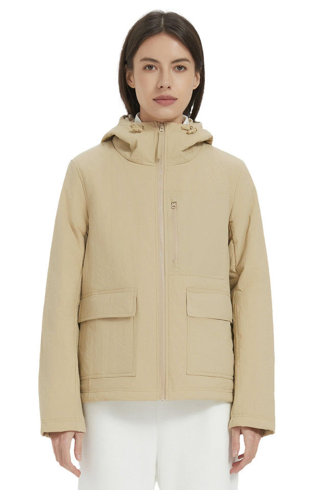 Hooded Lightweight Jacket Zip Up
