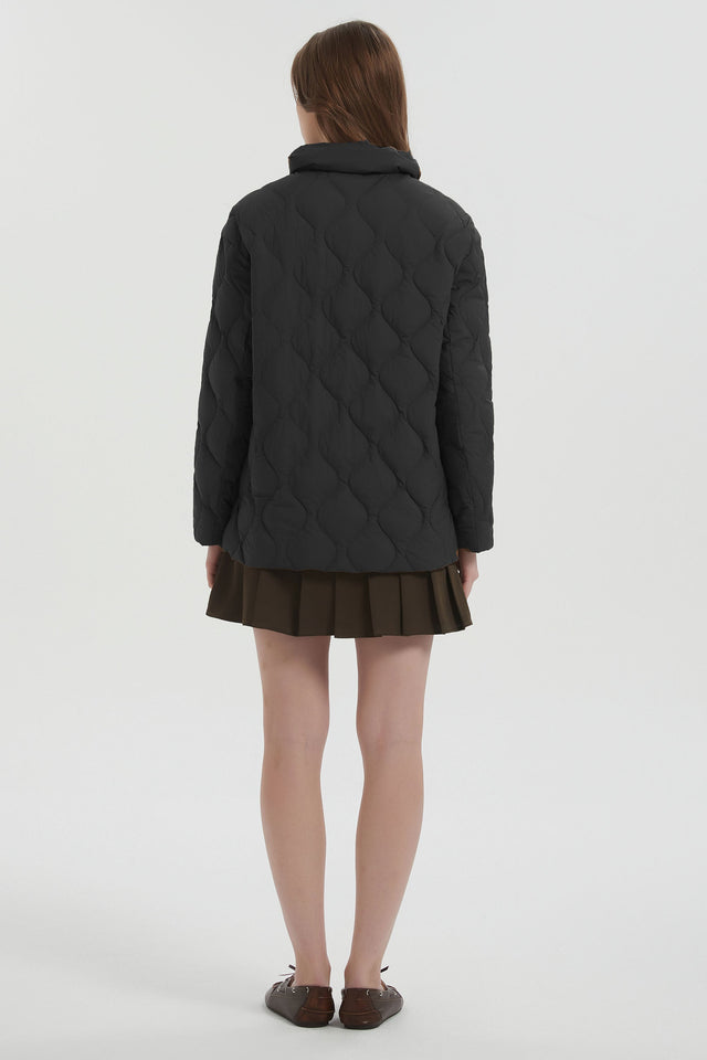 Oversized Down Puffer Jacket Lightweight Quilted