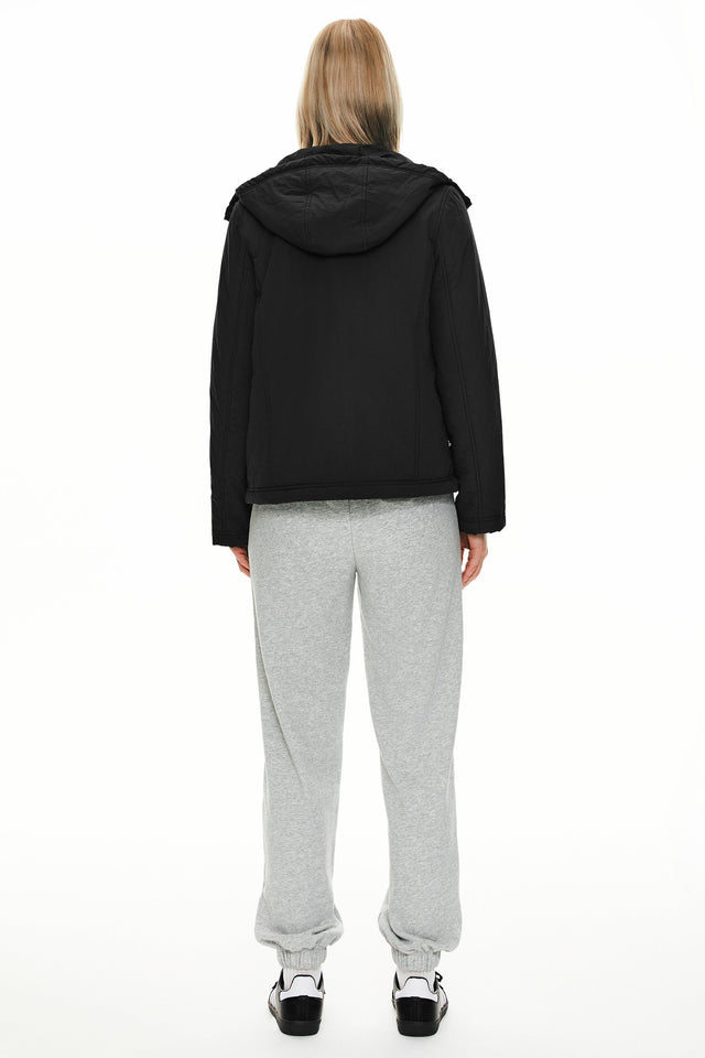 Hooded Lightweight Jacket Zip Up