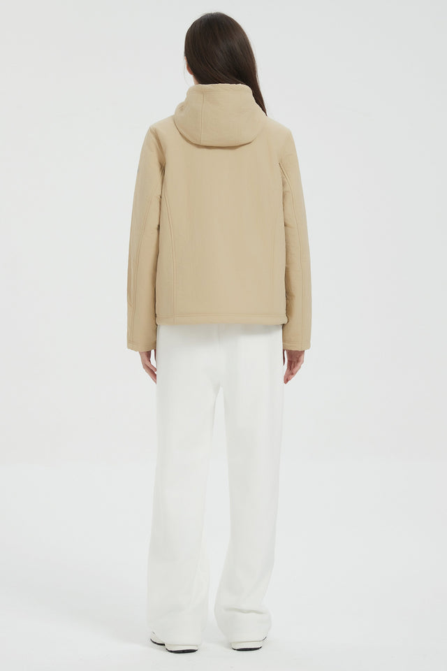 Hooded Lightweight Jacket Zip Up