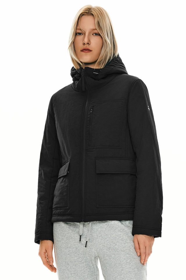 Hooded Lightweight Jacket Zip Up