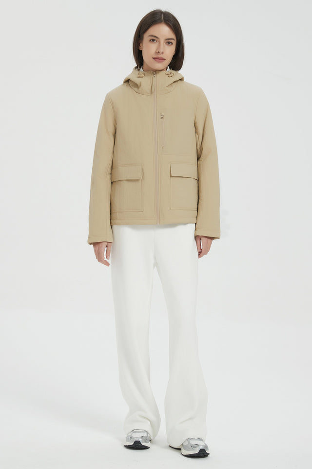 Hooded Lightweight Jacket Zip Up