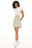 High Waisted Skirts A Line Pleated Skirt