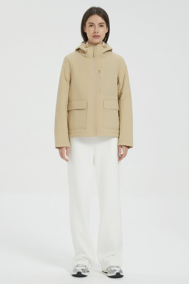 Hooded Lightweight Jacket Zip Up