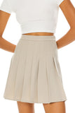 High Waisted Skirts A Line Pleated Skirt