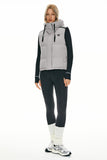 Puffer Down Vest Hooded Cropped Zip Up