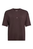 Oversized Monogram Tee (Walnut)