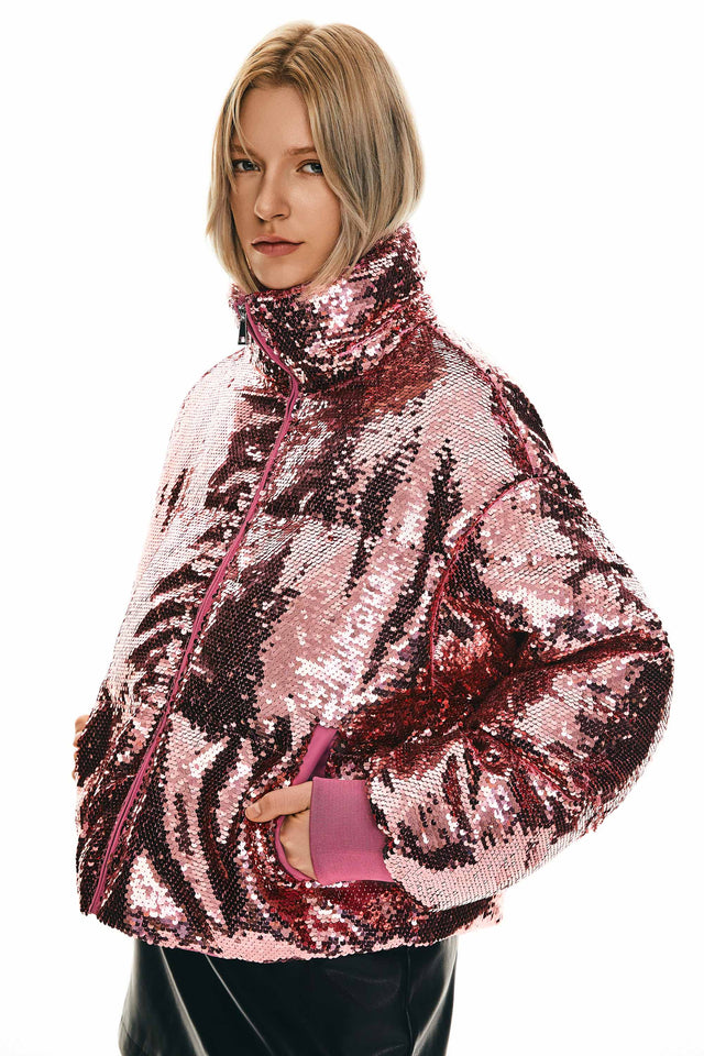Puff-O® O-Lab Disco Sequin Down Jacket
