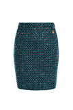 Regency Skirt (Emerald Boucle)