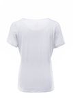 Relax Fit V-Neck Tee (White)