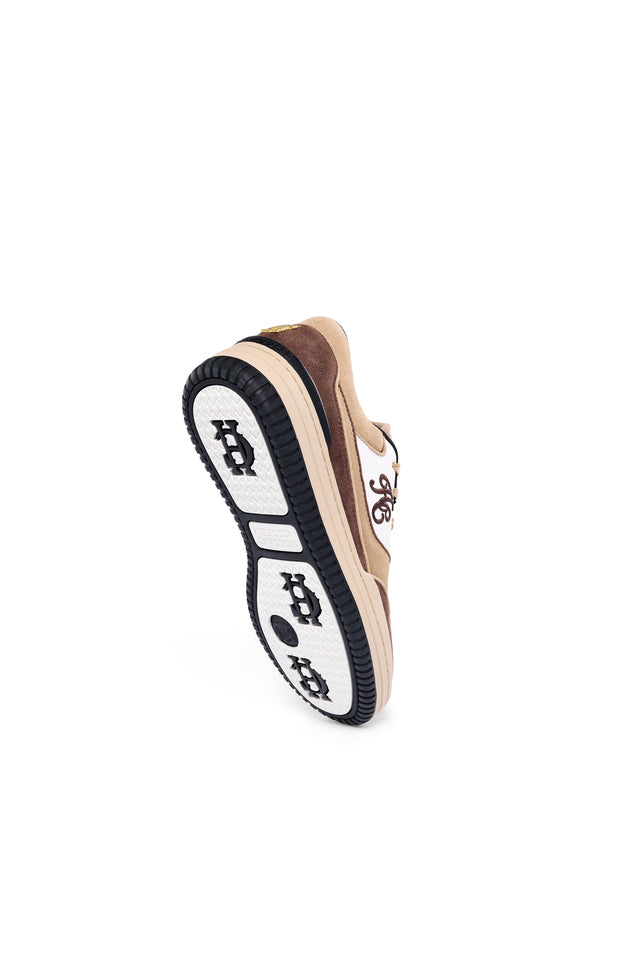 Retro Trainer (Taupe Tan Nude)