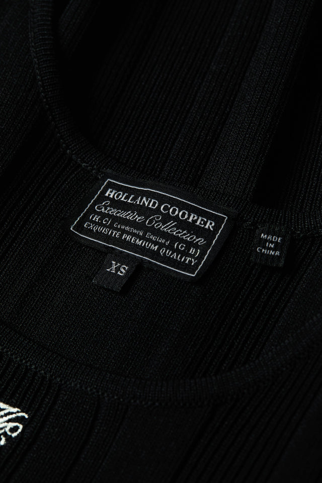 Ruby Knitted Vest (Black)