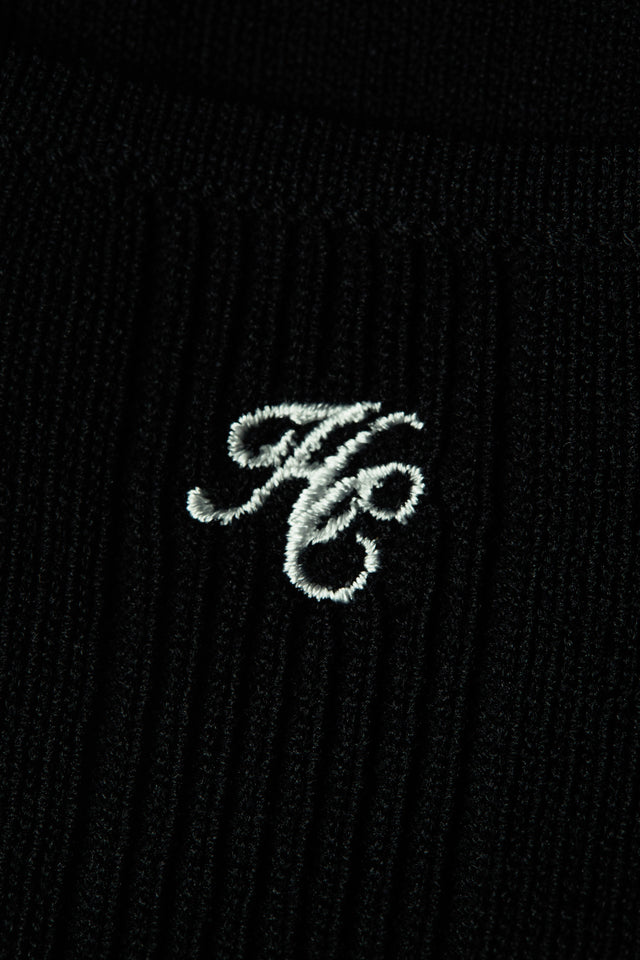 Ruby Knitted Vest (Black)