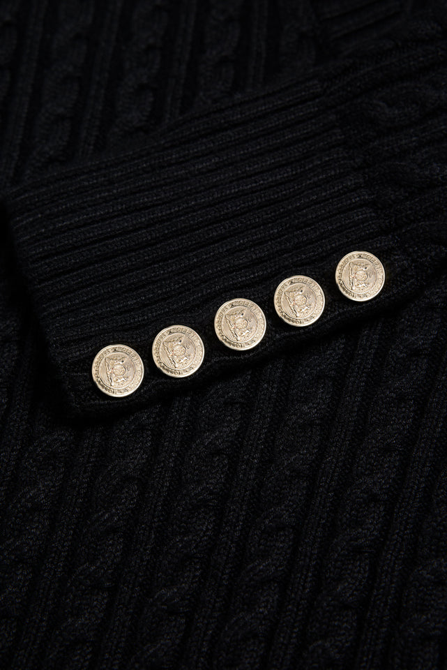 Seattle V-Neck Knit (Black)