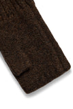 Sloane Fingerless Gloves (Chocolate)
