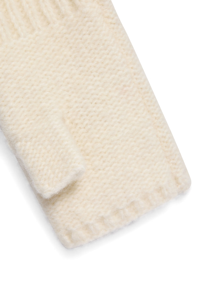 Sloane Fingerless Gloves (Cream)