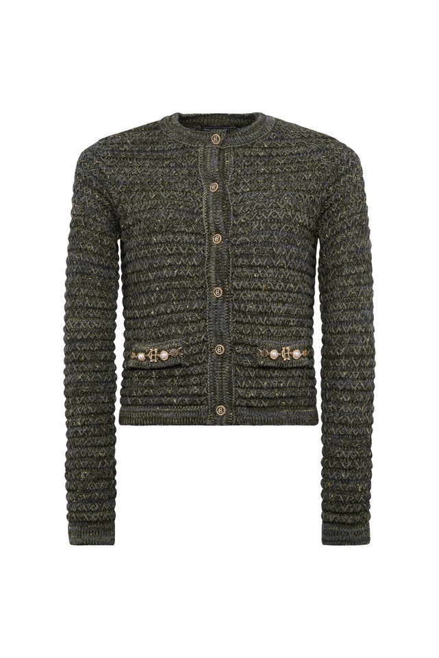 Sofia Knitted Jacket (Green)