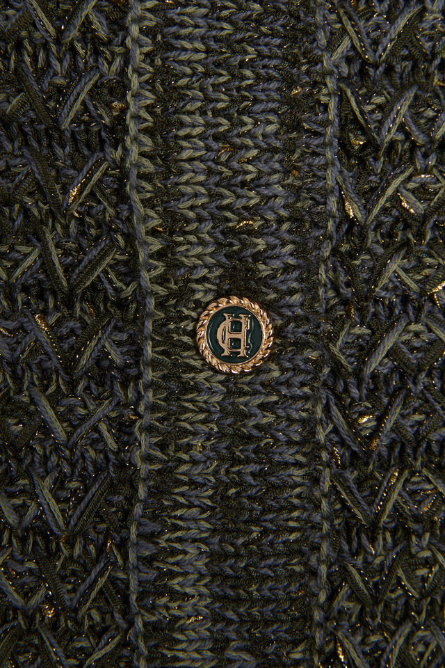 Sofia Knitted Jacket (Green)