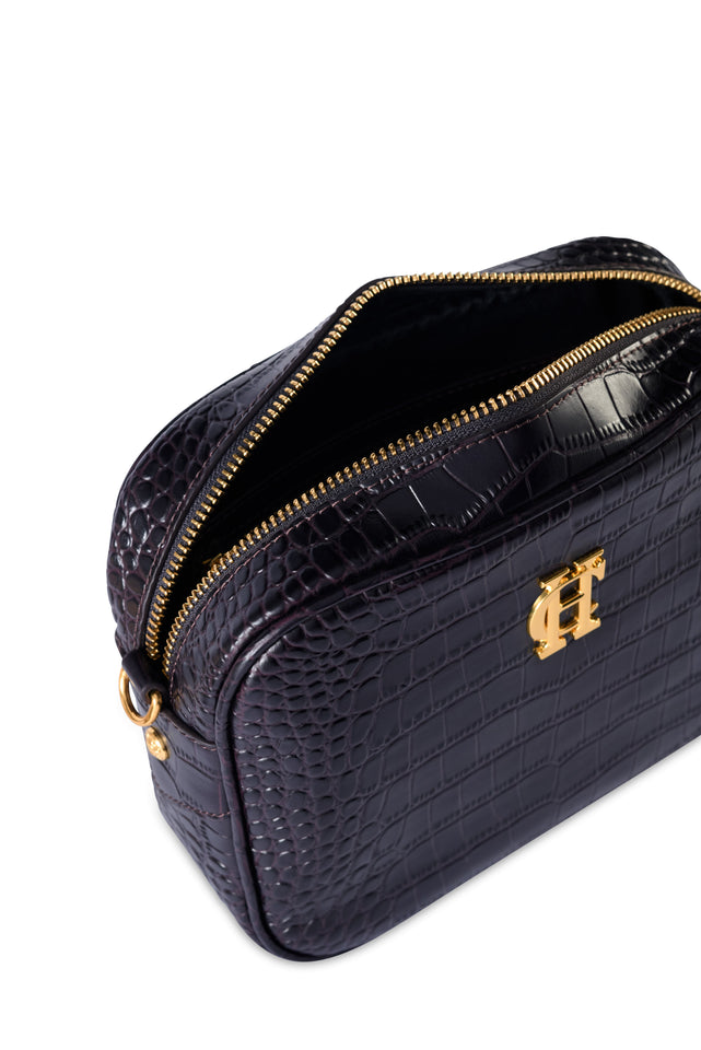 Soho Camera Bag (Rich Chocolate Croc)