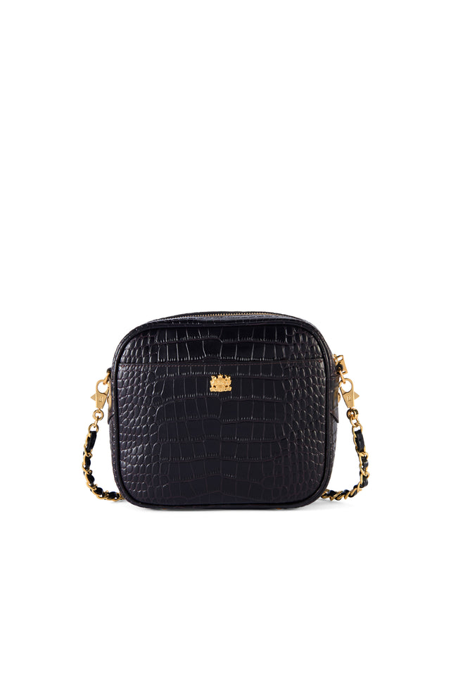 Soho Camera Bag (Rich Chocolate Croc)