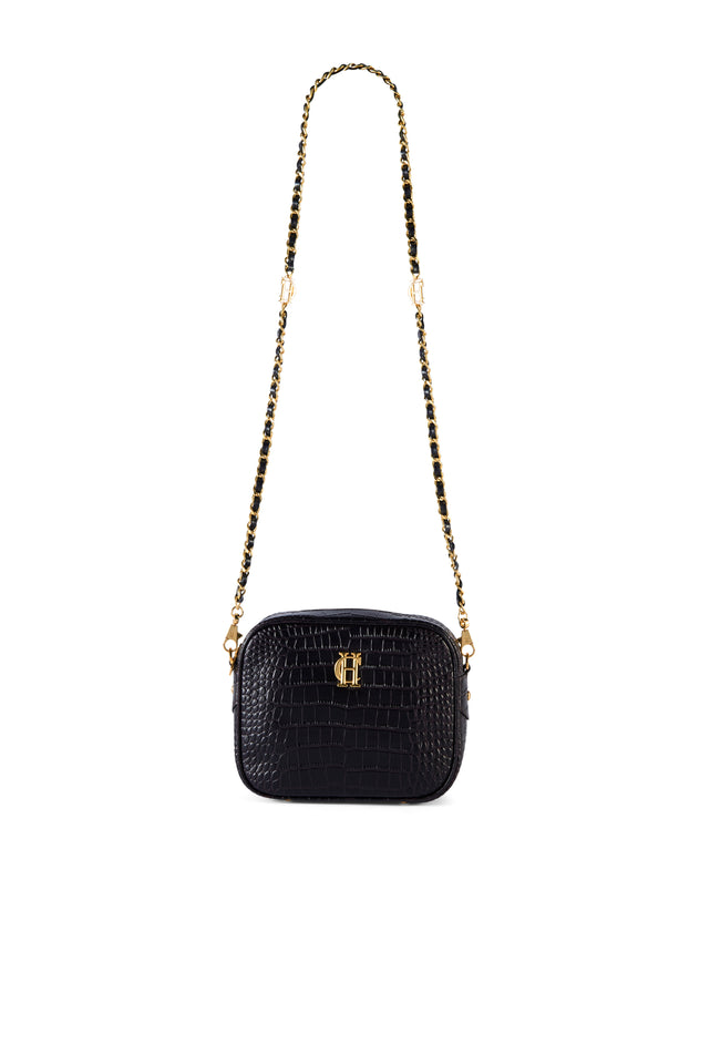 Soho Camera Bag (Rich Chocolate Croc)