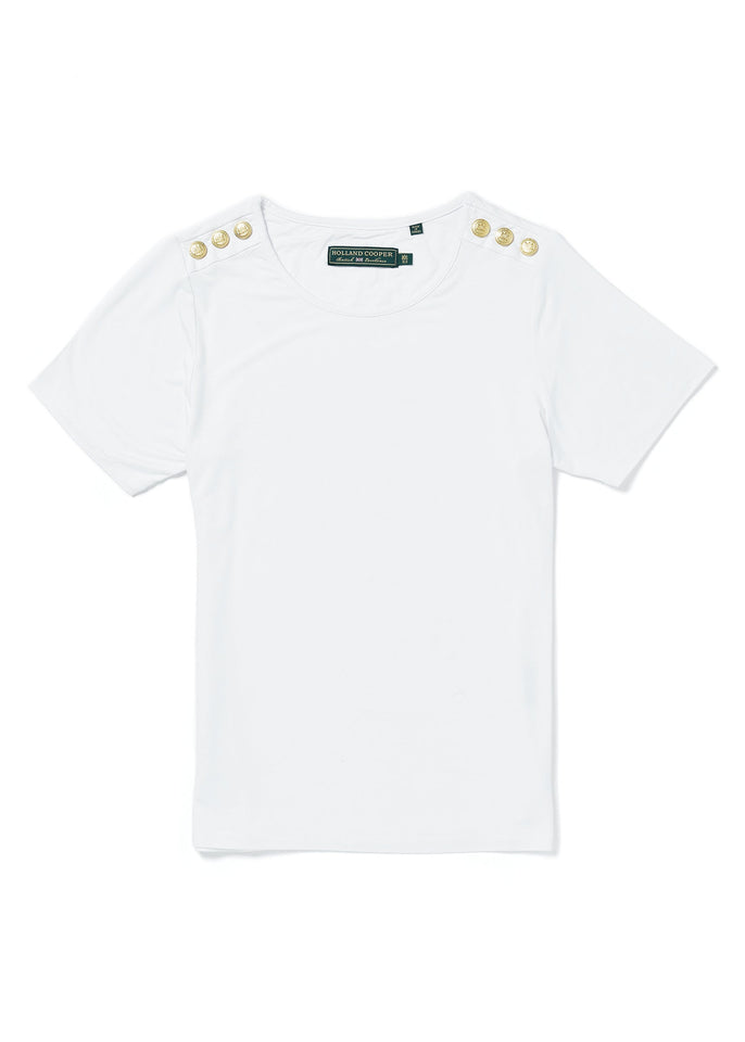 Relax Fit Crew Neck Tee (White)