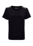 Relax Fit Crew Neck Tee (Black)