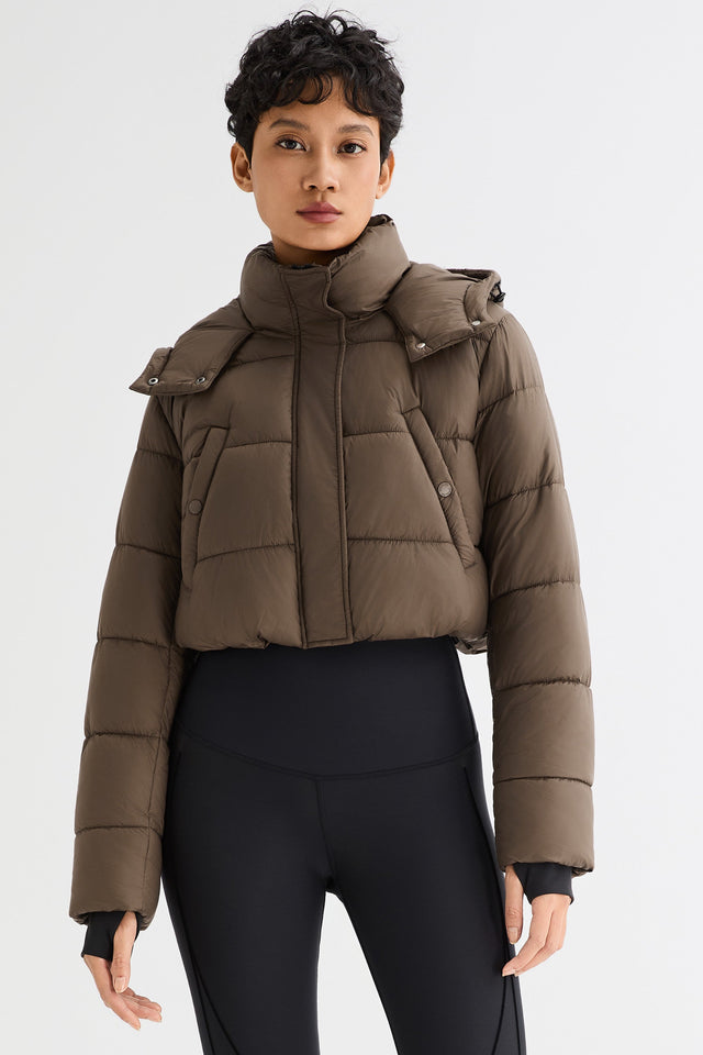 Urban Essential Cropped Lyrella Puffer Jacket