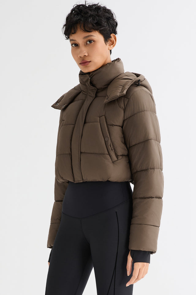 Urban Essential Cropped Lyrella Puffer Jacket