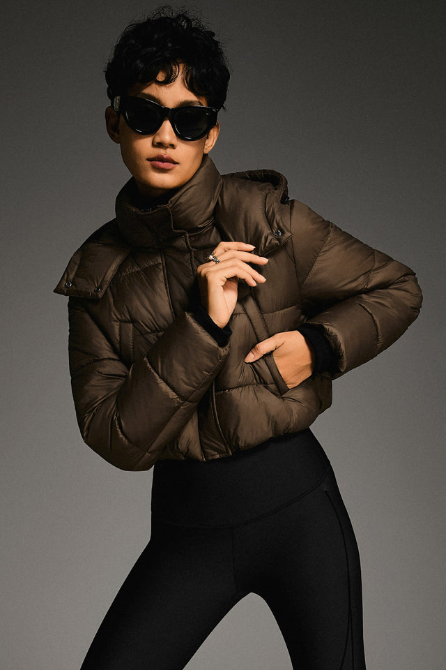 Urban Essential Cropped Lyrella Puffer Jacket