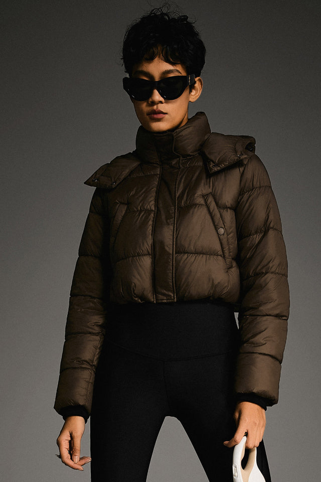 Urban Essential Cropped Lyrella Puffer Jacket