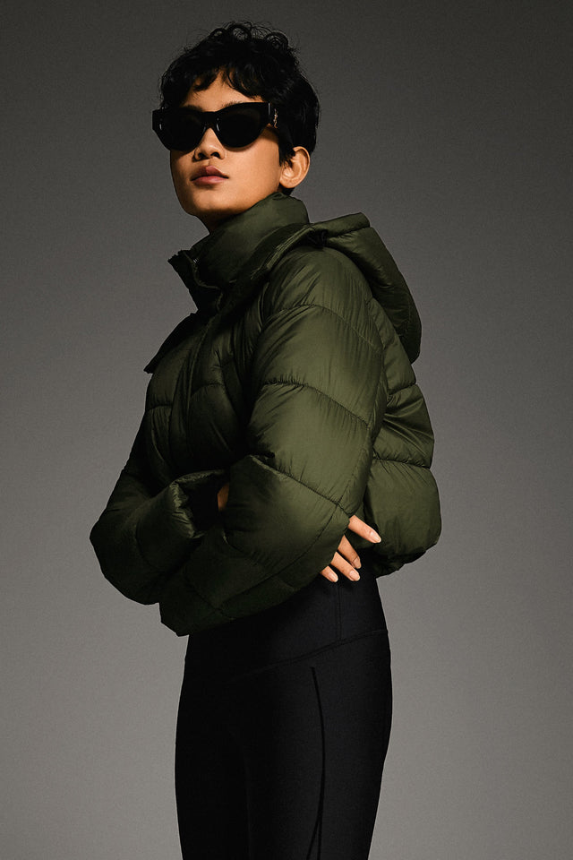 Urban Essential Cropped Lyrella Puffer Jacket